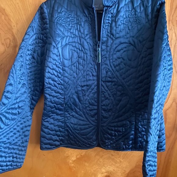 Nine West quilted pattern spring jacket - Picture 5 of 8